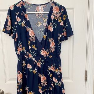 Short floral dress